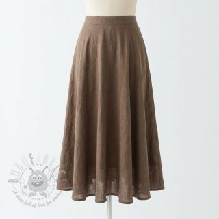 Bawełniana tkanina SLUB WASHED taupe