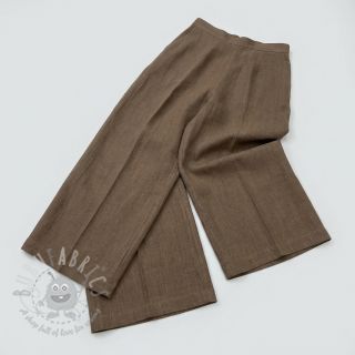 Bawełniana tkanina SLUB WASHED taupe