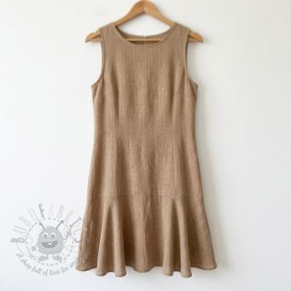 Bawełniana tkanina SLUB WASHED sand