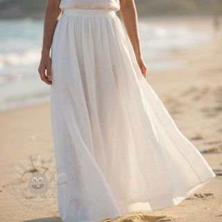 Bawełniana tkanina SLUB WASHED off white