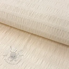 Wiskoza CHENILLE JACQUARD ecru