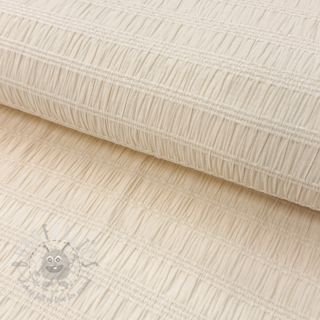 Wiskoza CHENILLE JACQUARD ecru