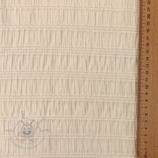 Wiskoza CHENILLE JACQUARD ecru