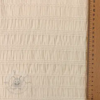 Wiskoza CHENILLE JACQUARD ecru