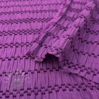 Wiskoza CHENILLE JACQUARD cerise