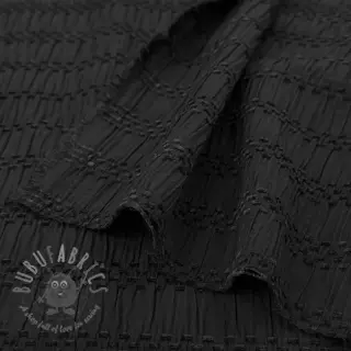 Wiskoza CHENILLE JACQUARD black