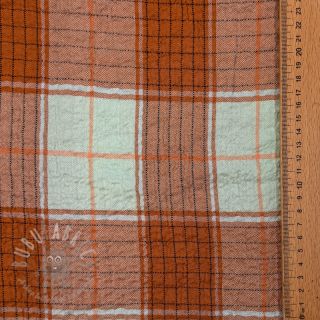 Wiskoza CRINKLE Check mint