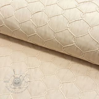 Pikowana tkanina Cord off white