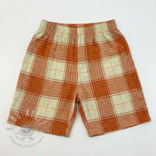 Wiskoza CRINKLE Check mint