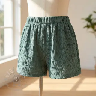 Wiskoza CHENILLE JACQUARD sage
