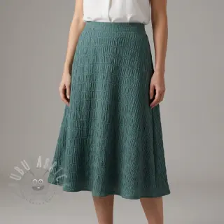 Wiskoza CHENILLE JACQUARD sage