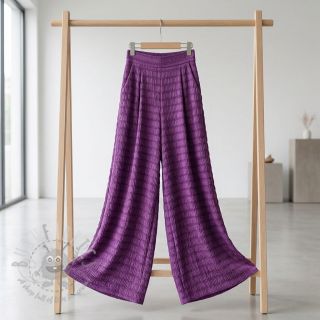 Wiskoza CHENILLE JACQUARD cerise