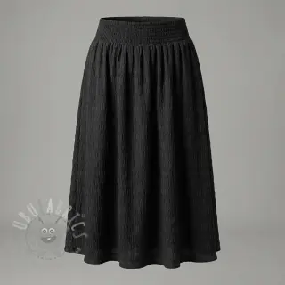 Wiskoza CHENILLE JACQUARD black