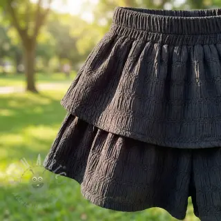Wiskoza CHENILLE JACQUARD black