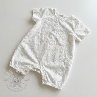 Bawełniana tkanina EMBROIDERY TWO-SIDE SCALLOP Neo white