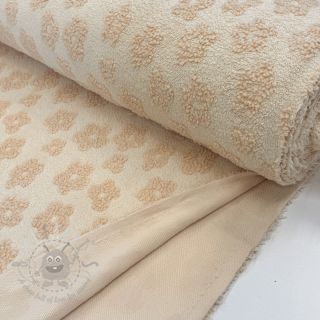 Frotte Knitted flowers ecru