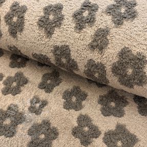 Frotte Knitted flowers sand