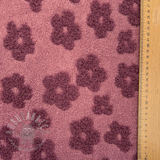 Frotte Knitted flowers old pink