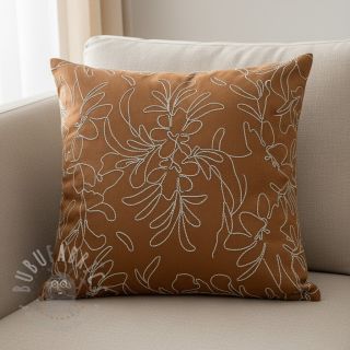 Zamsz stretch Tape flower cinnamon