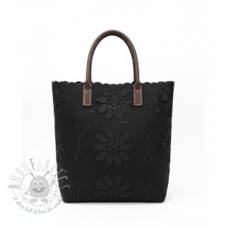 Bawełniana tkanina EMBROIDERY Bellagio black