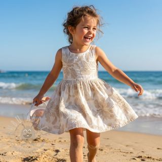 Bawełniana tkanina VOILE EMBROIDERY Kim off white