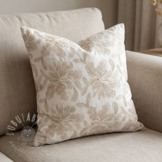 Bawełniana tkanina VOILE EMBROIDERY Kim off white