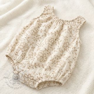 Bawełniana tkanina VOILE EMBROIDERY Kiara off white