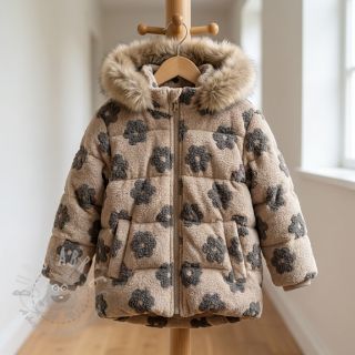 Frotte Knitted flowers sand