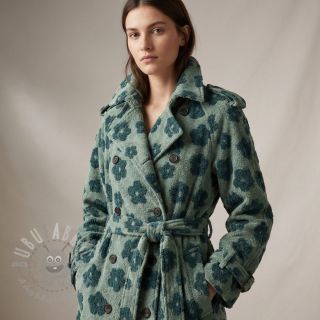 Frotte Knitted flowers old green