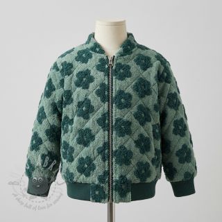 Frotte Knitted flowers old green