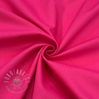Tkanina z bawełny i wiskozy fuchsia