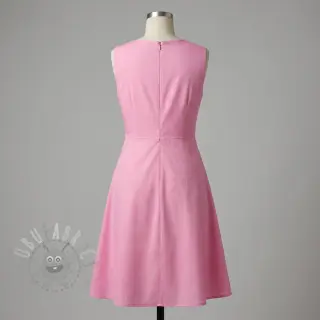 Tkanina z bawełny i wiskozy light pink