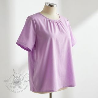 Tkanina z bawełny i wiskozy lilac
