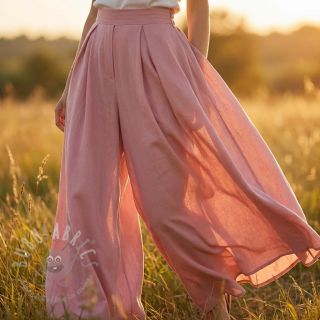 Tkanina z bawełny i wiskozy light rose