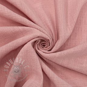 Bawełniana tkanina SLUB WASHED old rose