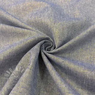 Bawełniana tkanina z lnem LUREX blue