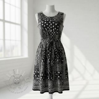 Bawełniana tkanina Farwest noir