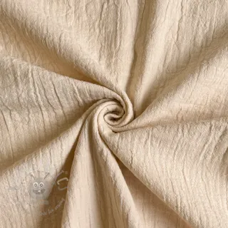 Muślin double gauze SLUB SIMPLY NATURAL