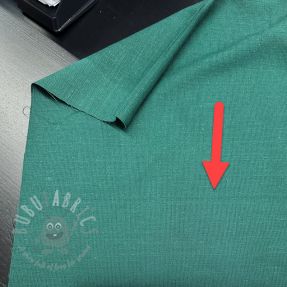 Tkanina wiskozowa z lnem PREMIUM bottle green 2nd class