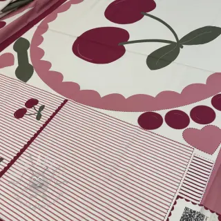 Bawełniana tkanina Cherries playmat PANEL digital print