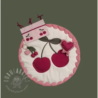 Bawełniana tkanina Cherries playmat PANEL digital print