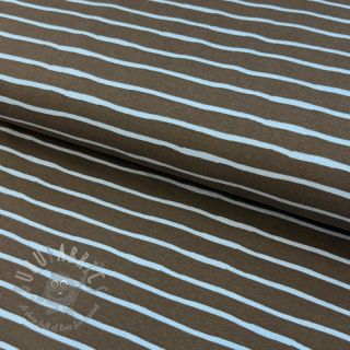 Jersey Stripes dark khaki