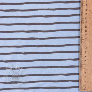 Jersey Stripes dusty blue