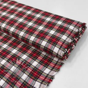 Bawełniana tkanina LIGHT FLANNEL Check design D