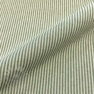 Tkanina dekoracyjna DOBBY Colored stripe army green