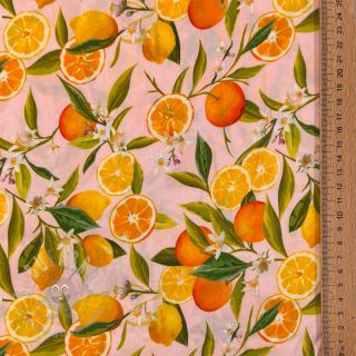 Wiskoza RAYON POPLIN Fruity design F