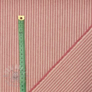 Tkanina dekoracyjna DOBBY Colored stripe blush