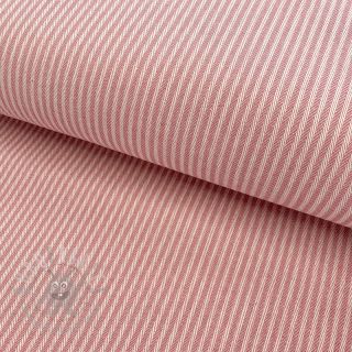 Tkanina dekoracyjna DOBBY Colored stripe blush