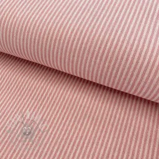 Tkanina dekoracyjna DOBBY Colored stripe blush