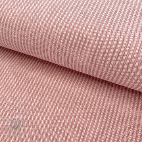 Tkanina dekoracyjna DOBBY Colored stripe blush